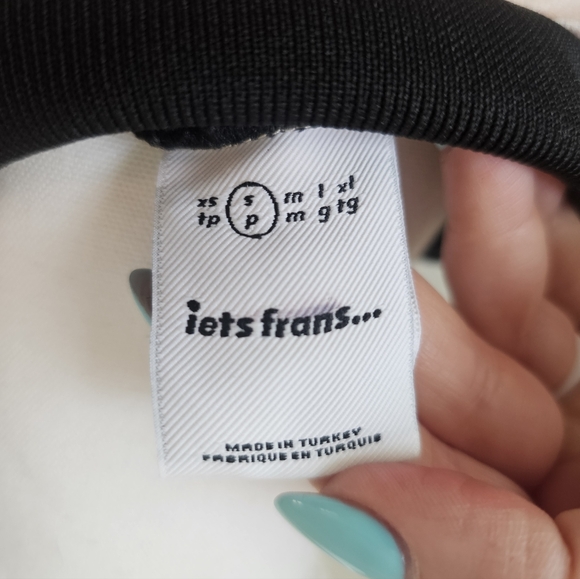 Urban Outfitters Black And Butter Yellow Jersey With Three Quater Length Sleeves - Picture 7 of 7